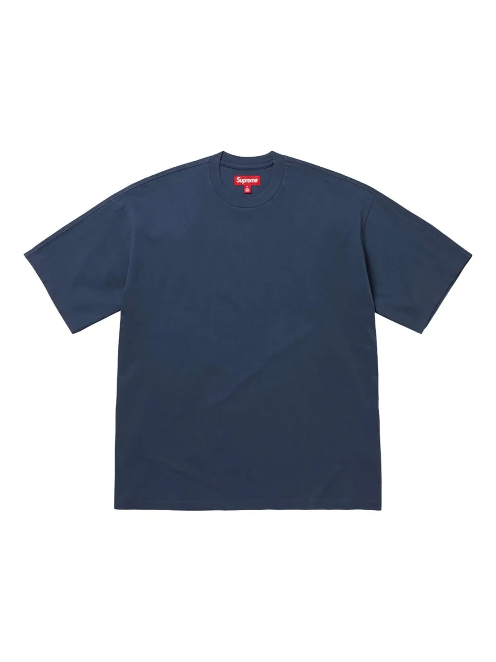 Intarsia "SS 25 Navy" T-shirt - 1