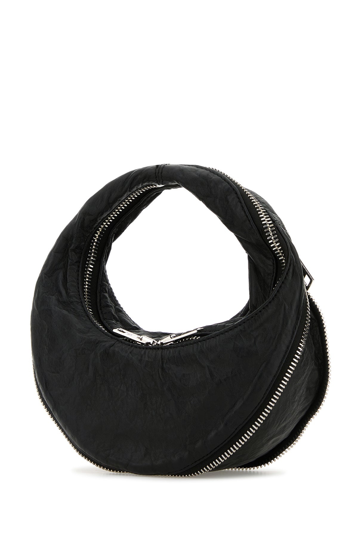 Black leather Twist handbag - 2