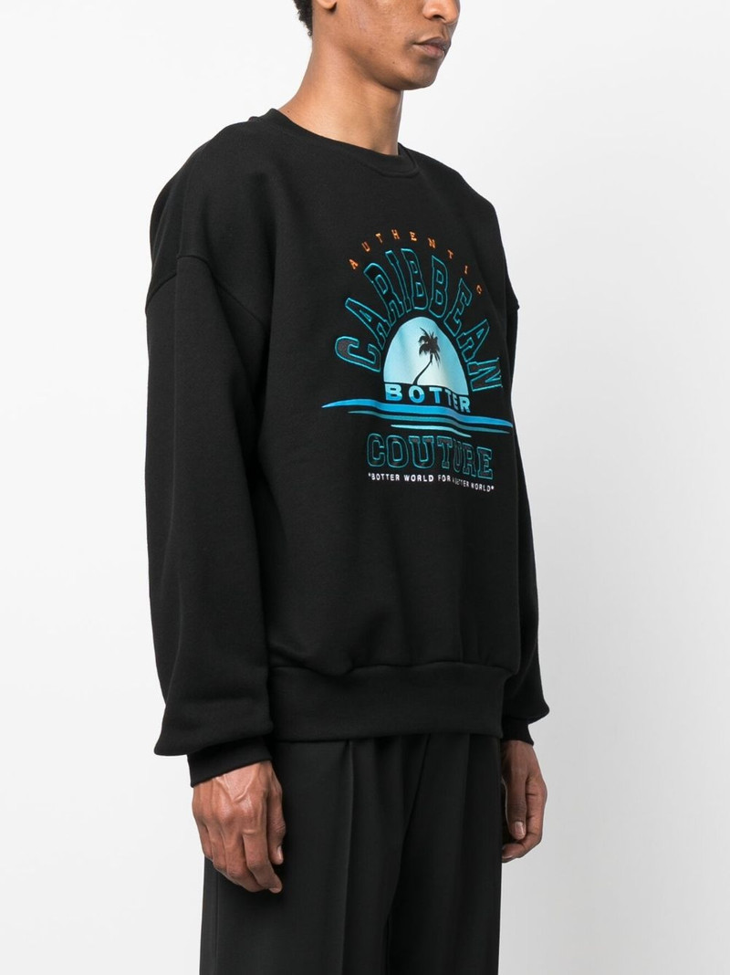 graphic-print organic-cotton sweatshirt 3