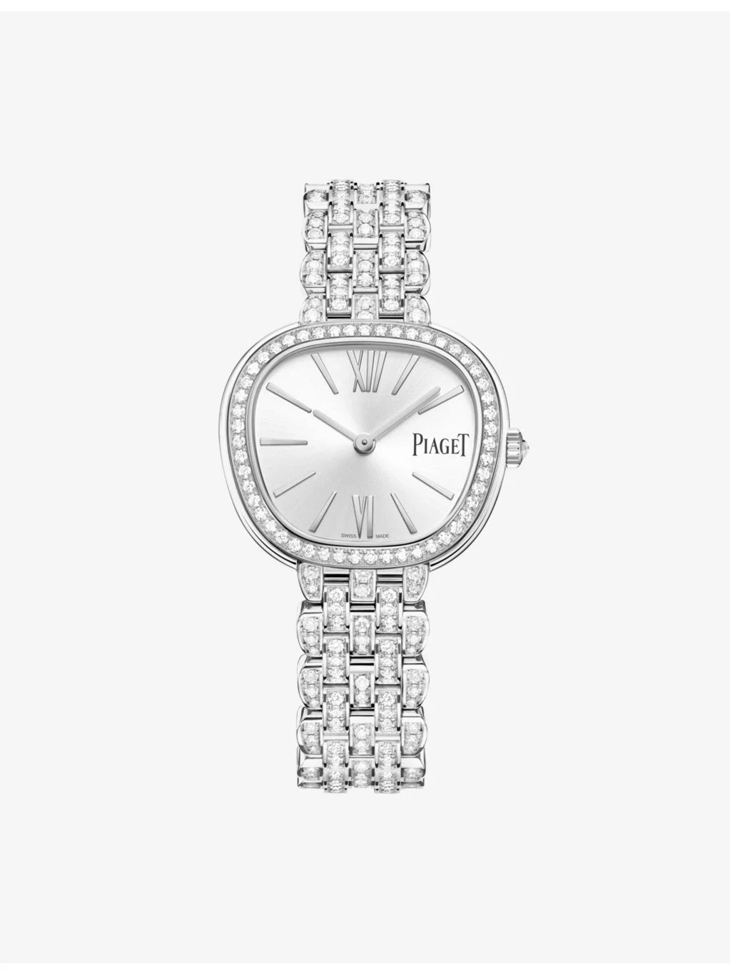 Sixtie 18ct White-Gold and 0.52ct Brilliant-Cut Diamond Quartz Watch 29mm - 1