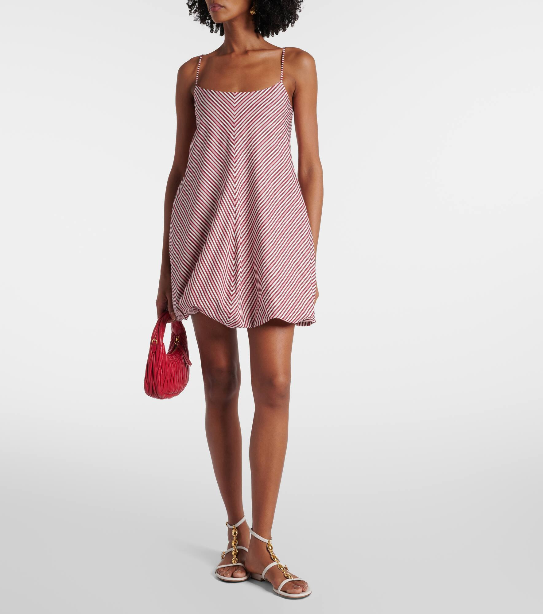 Aniela striped cotton minidress - 2