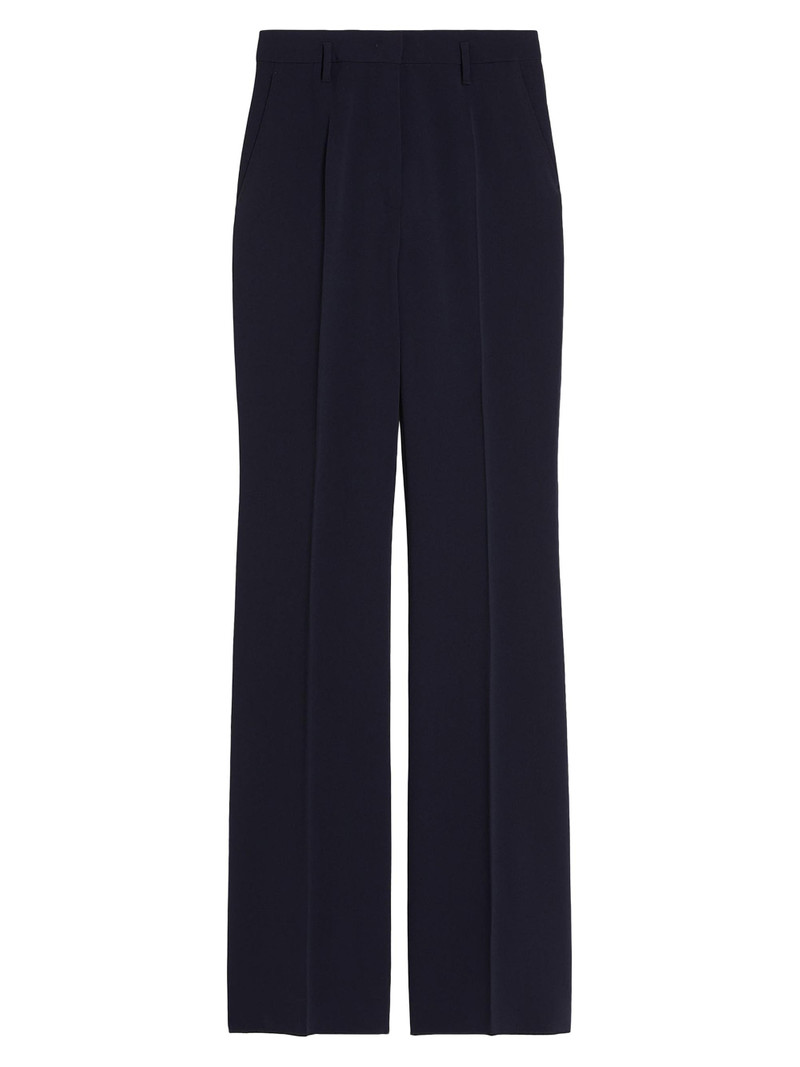 Women's Flared Cady Trousers - Navy 1