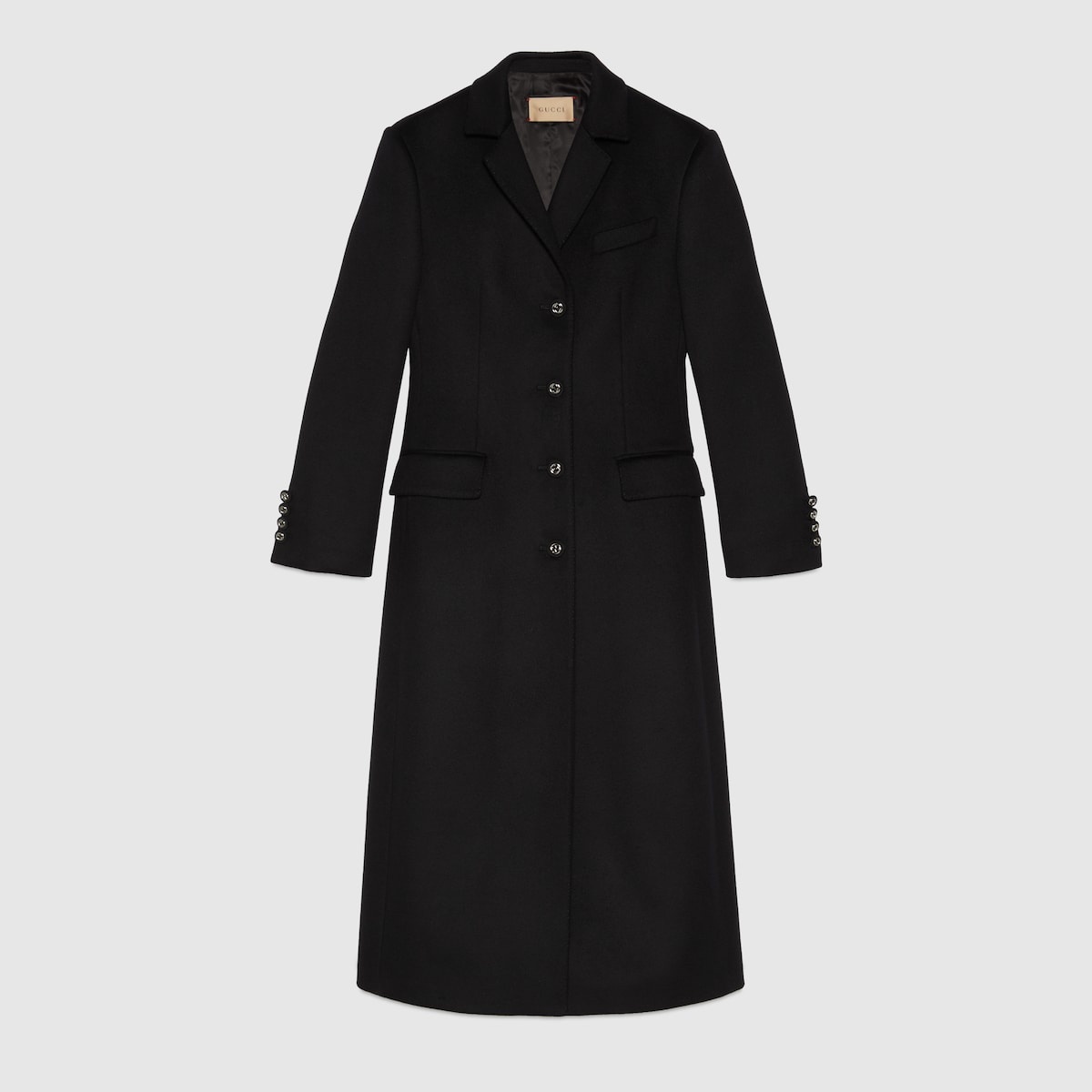 Wool coat with slim Horsebit - 1