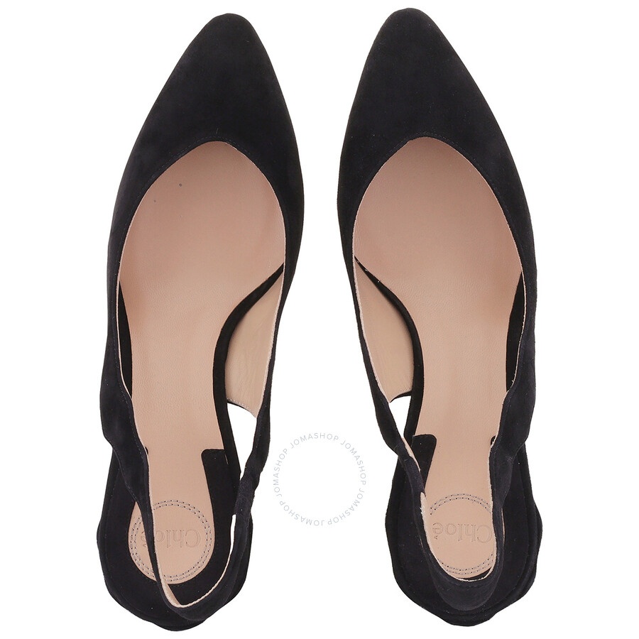 Chloe Laurena Suede Slingback Pumps - 3