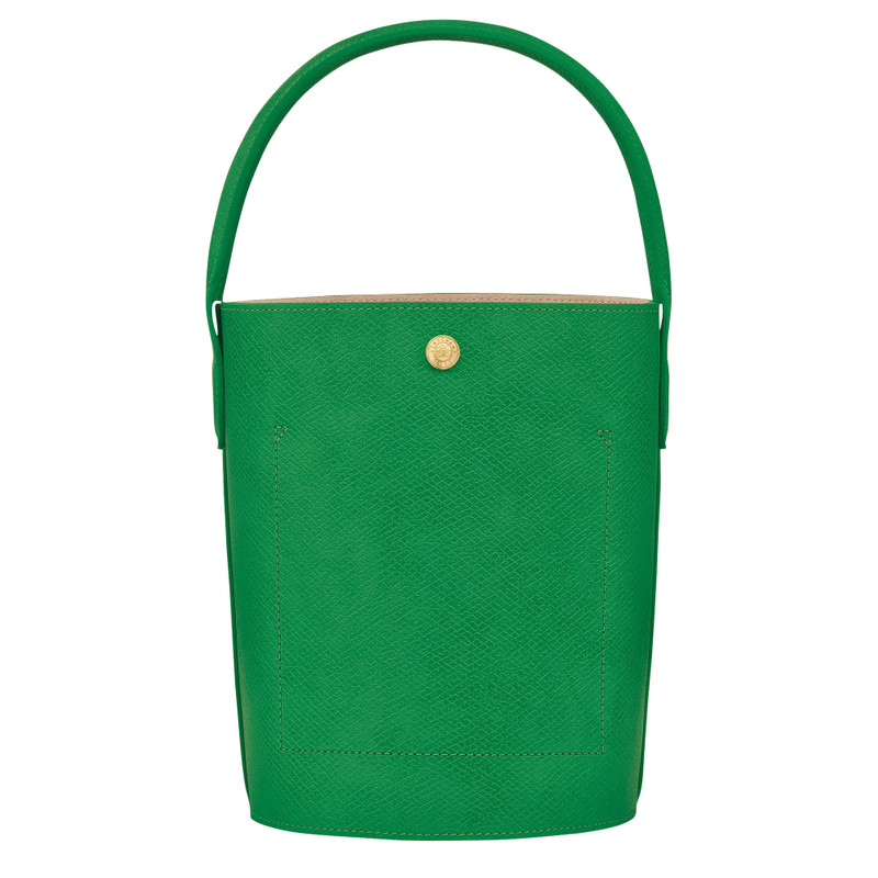 Épure S Bucket bag Green - Leather 4