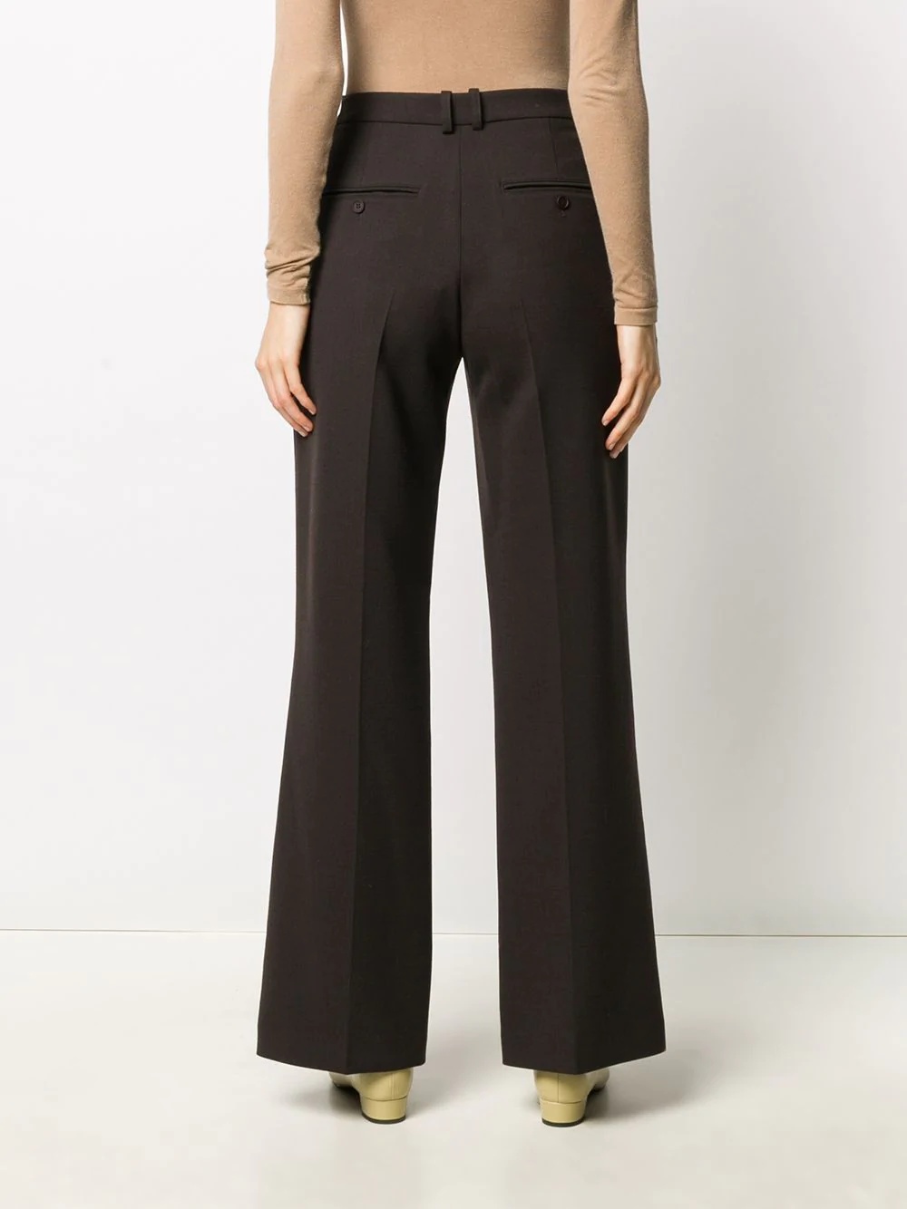 flared tailored trousers - 4