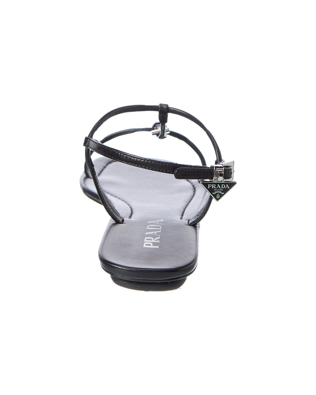 Prada Logo Leather Sandal - 3
