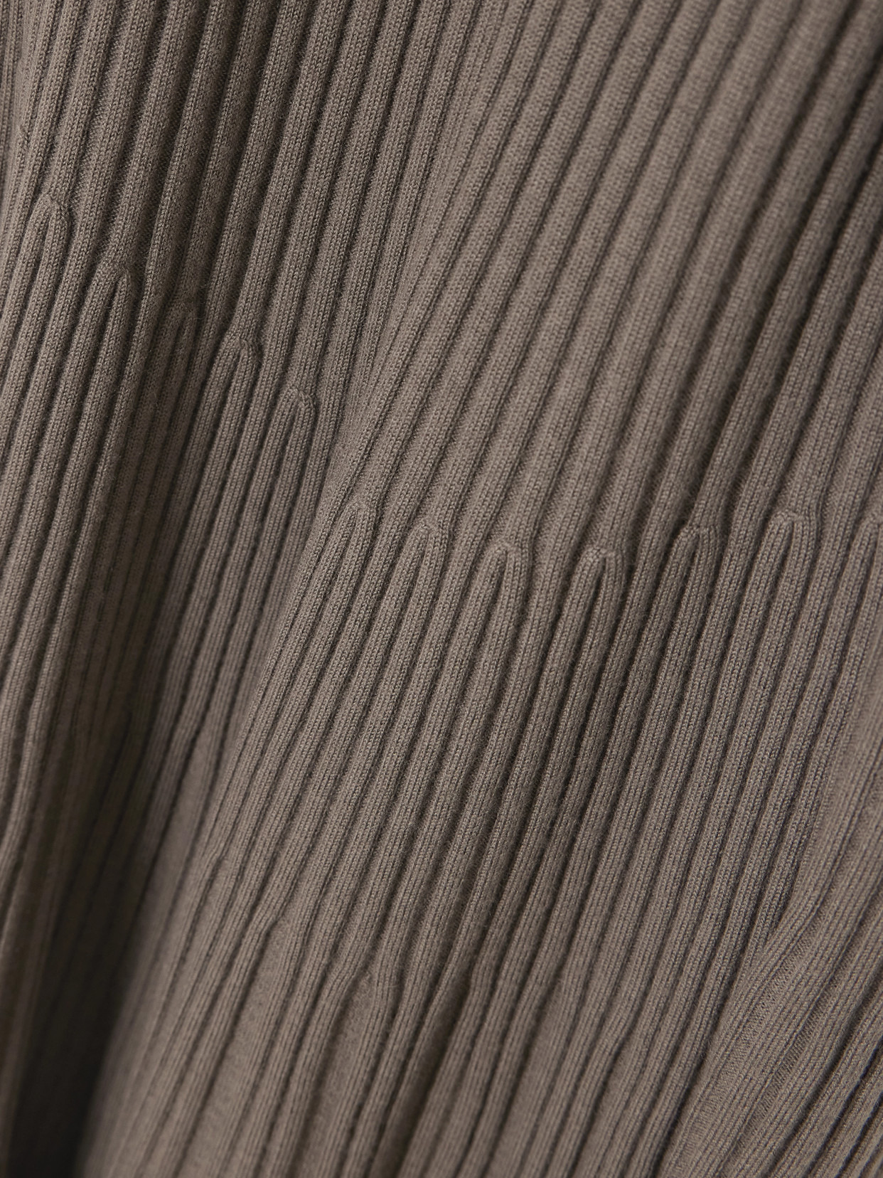 Ribbed Merino Wool Midi Dress - 5