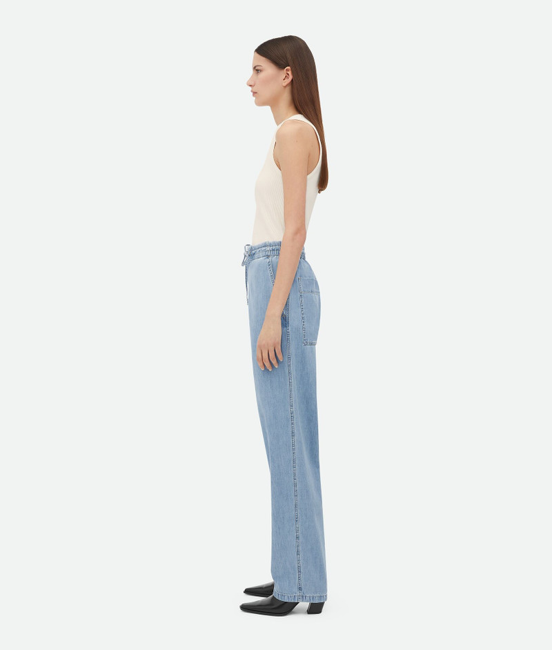 Bottega Veneta Light Bleached Elasticated Denim outlook