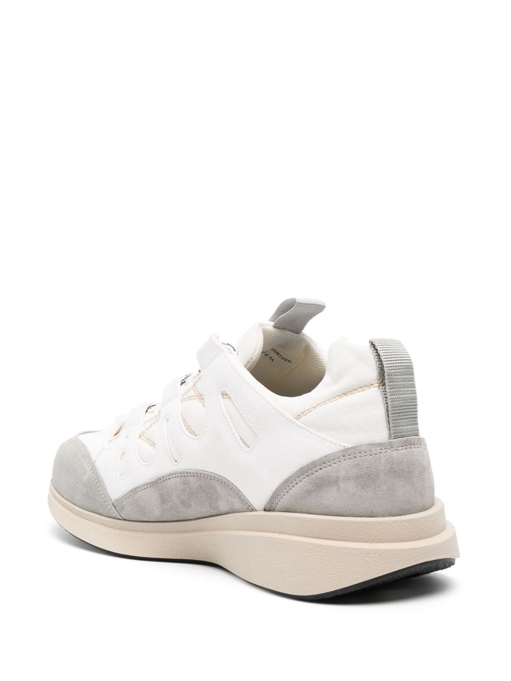 low-top colour-block sneakers - 3