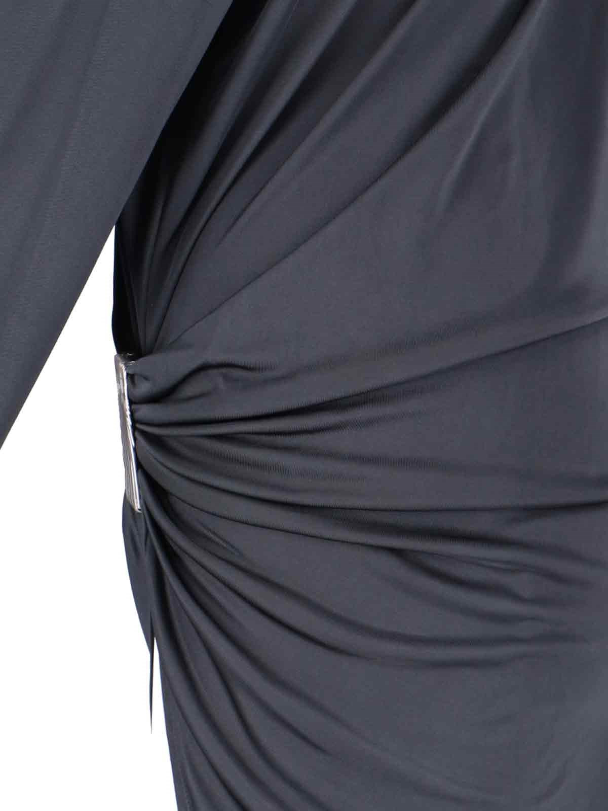 DRAPED MINI DRESS - 3