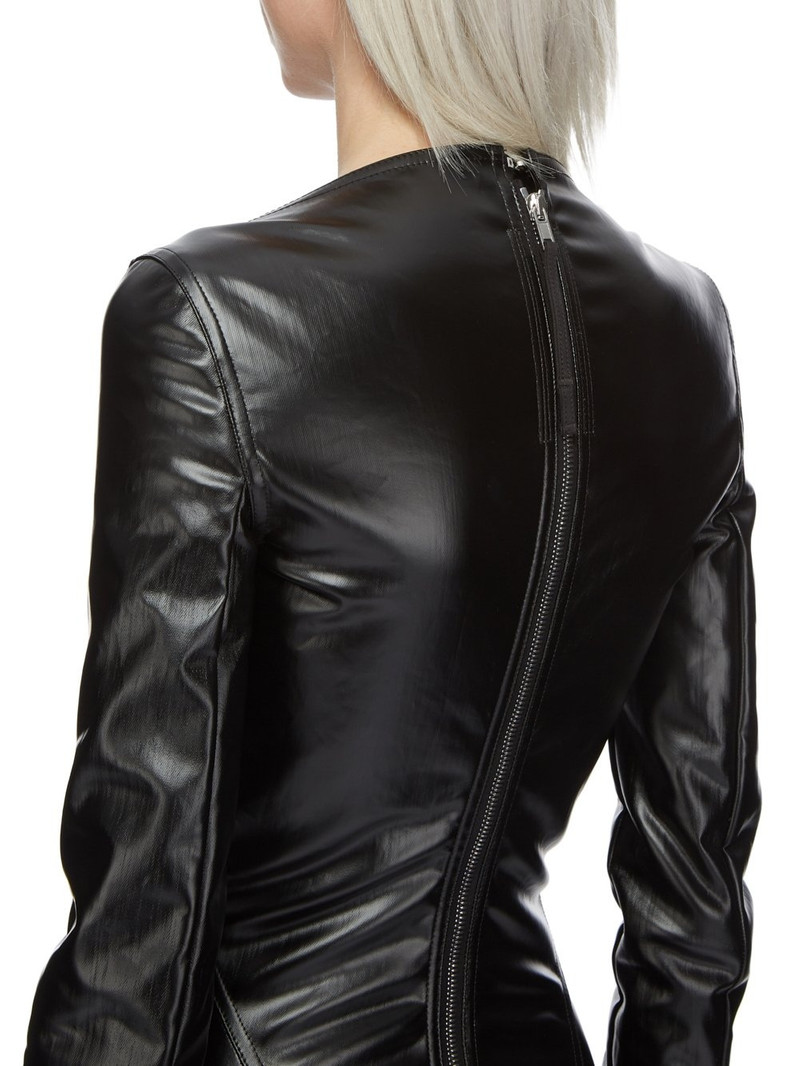 coated long-sleeved gown 5