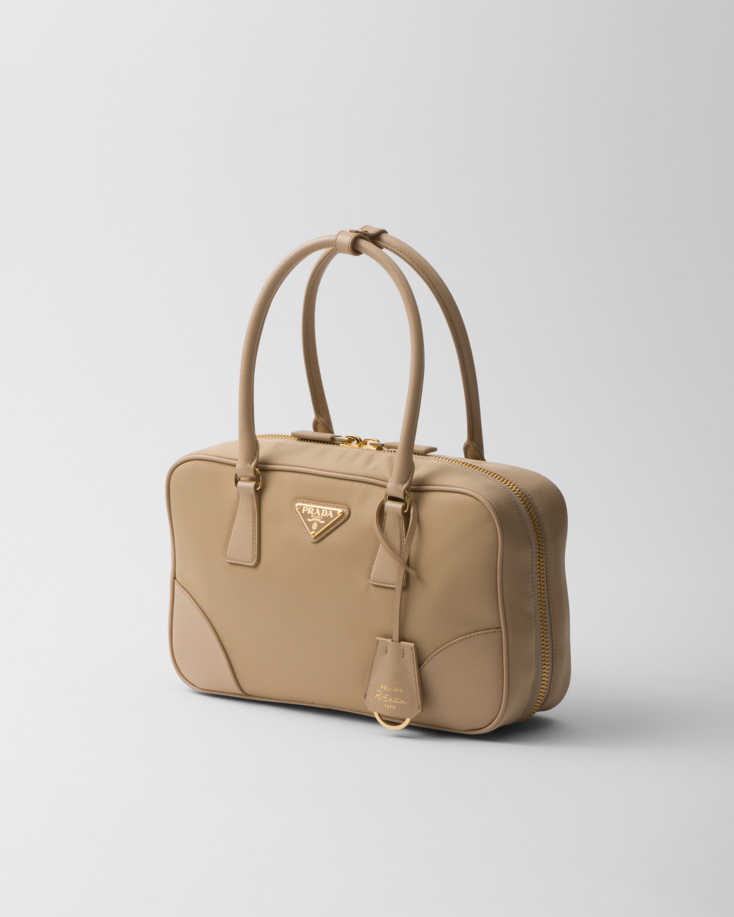Prada Re-Edition 1978 medium Re-Nylon and Saffiano leather two-handle bag - 3