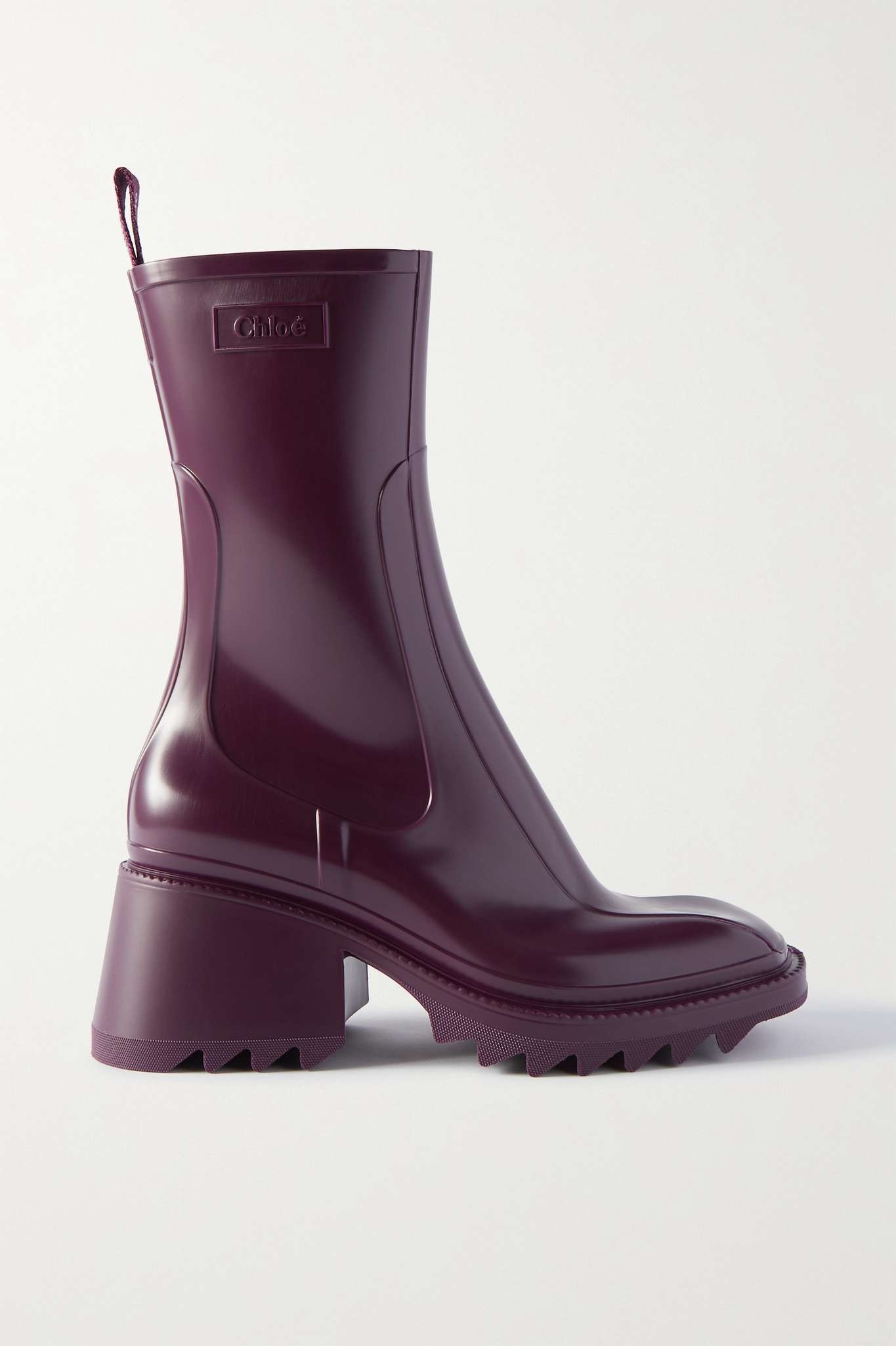 Betty logo-embossed rubber boots - 1