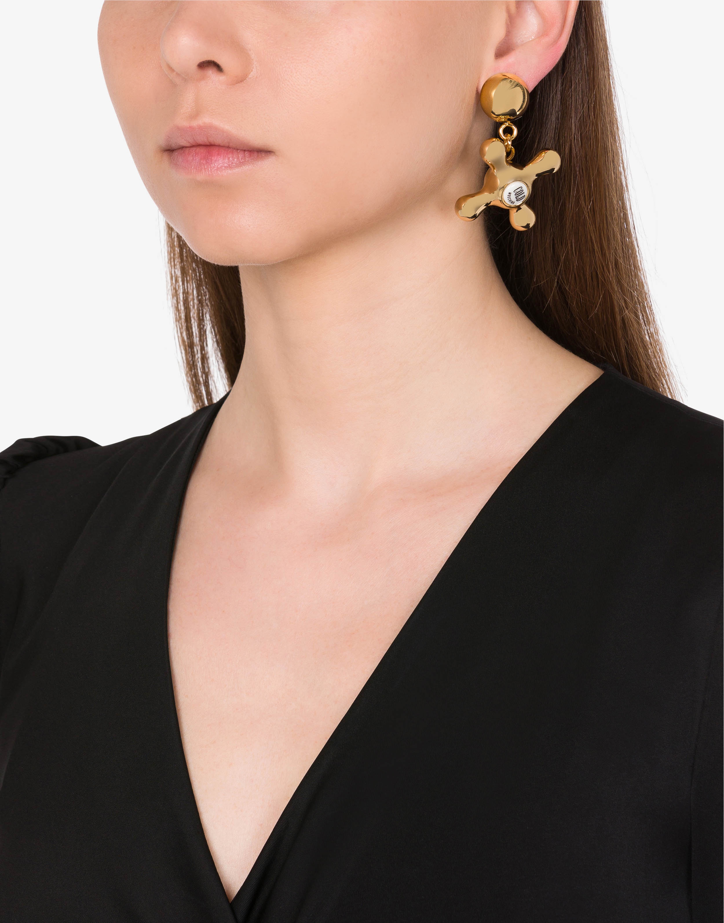 FAUCET DETAIL DROP EARRINGS - 4