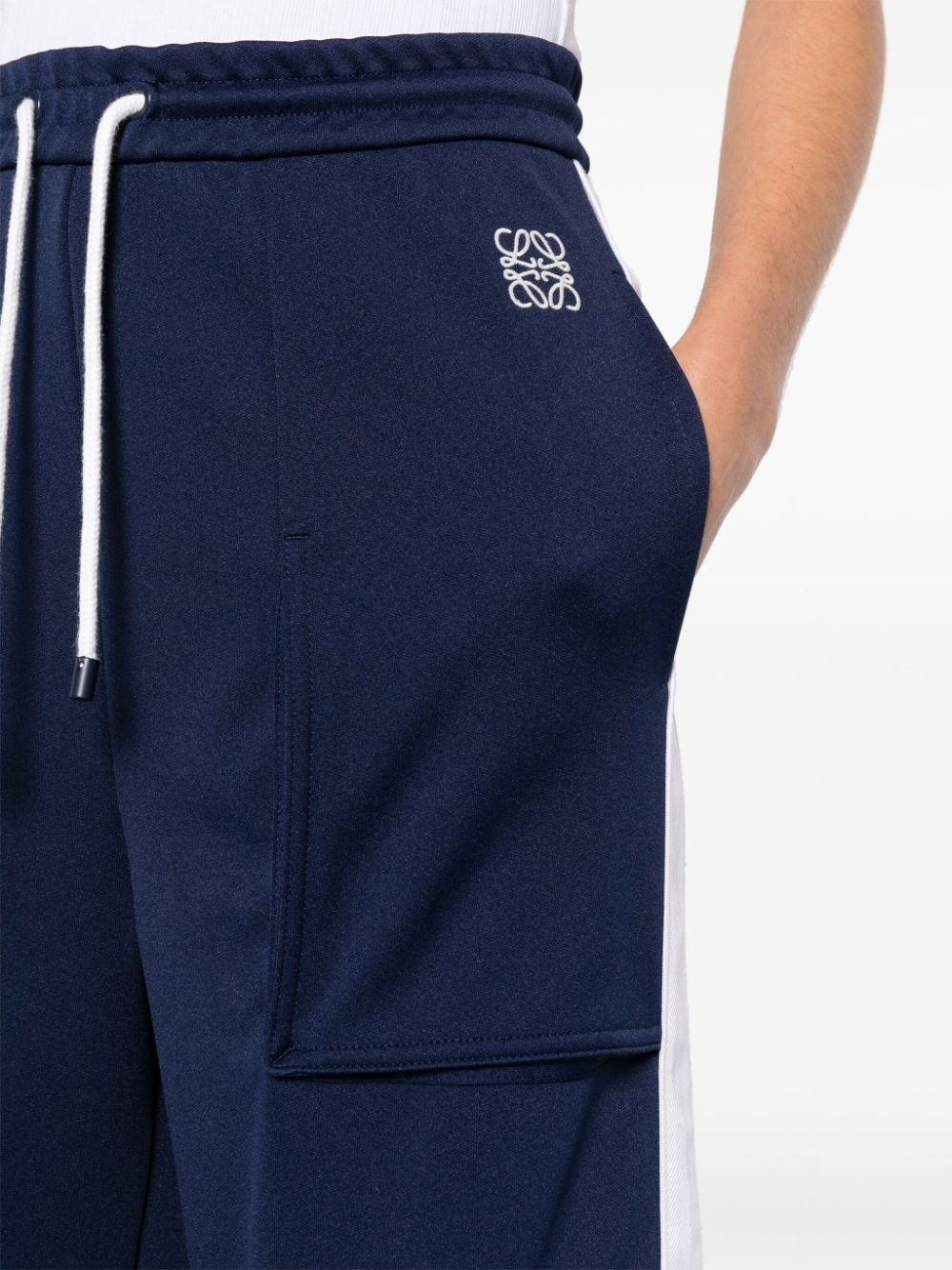 straight-leg cargo track pants - 5