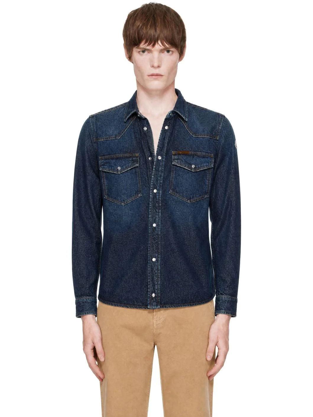 Blue Denim Shirt Jacket - 1