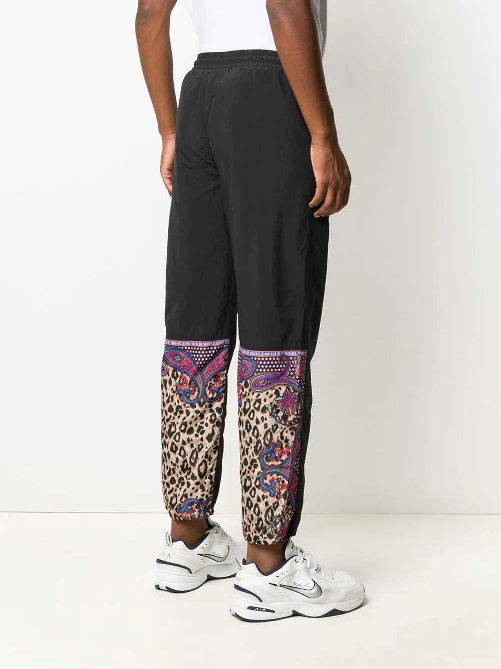 logo print track pants - 4