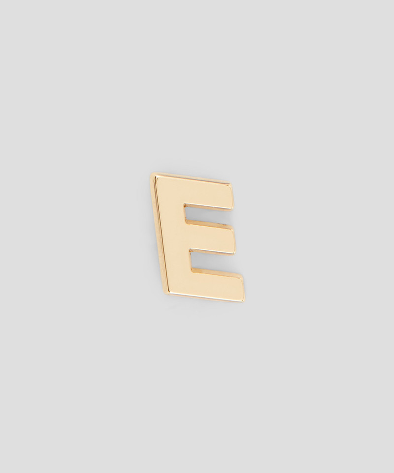 Single brass E charm 1