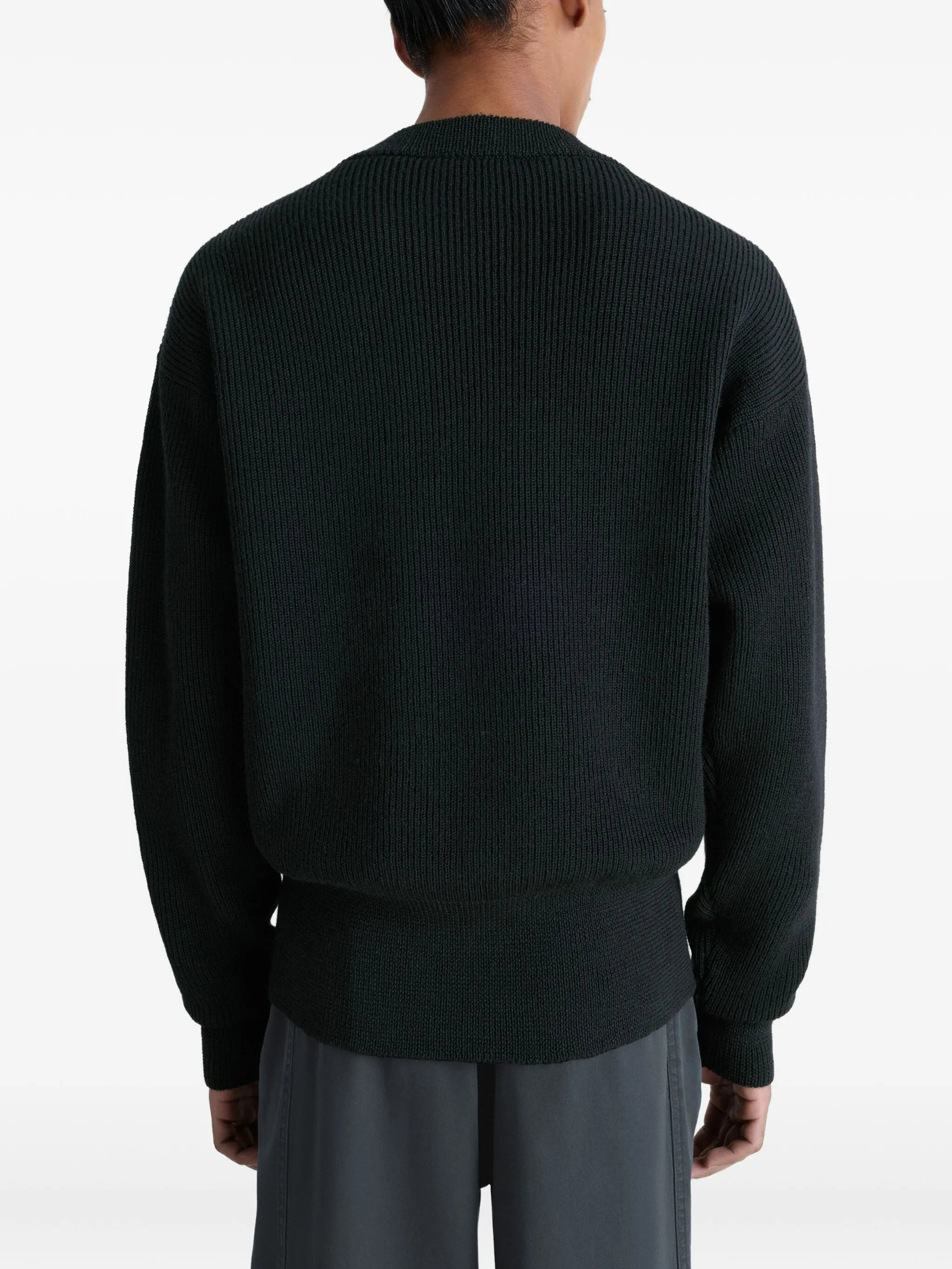 Lemaire Ribbed Wool Crewneck Sweatshirt - 3