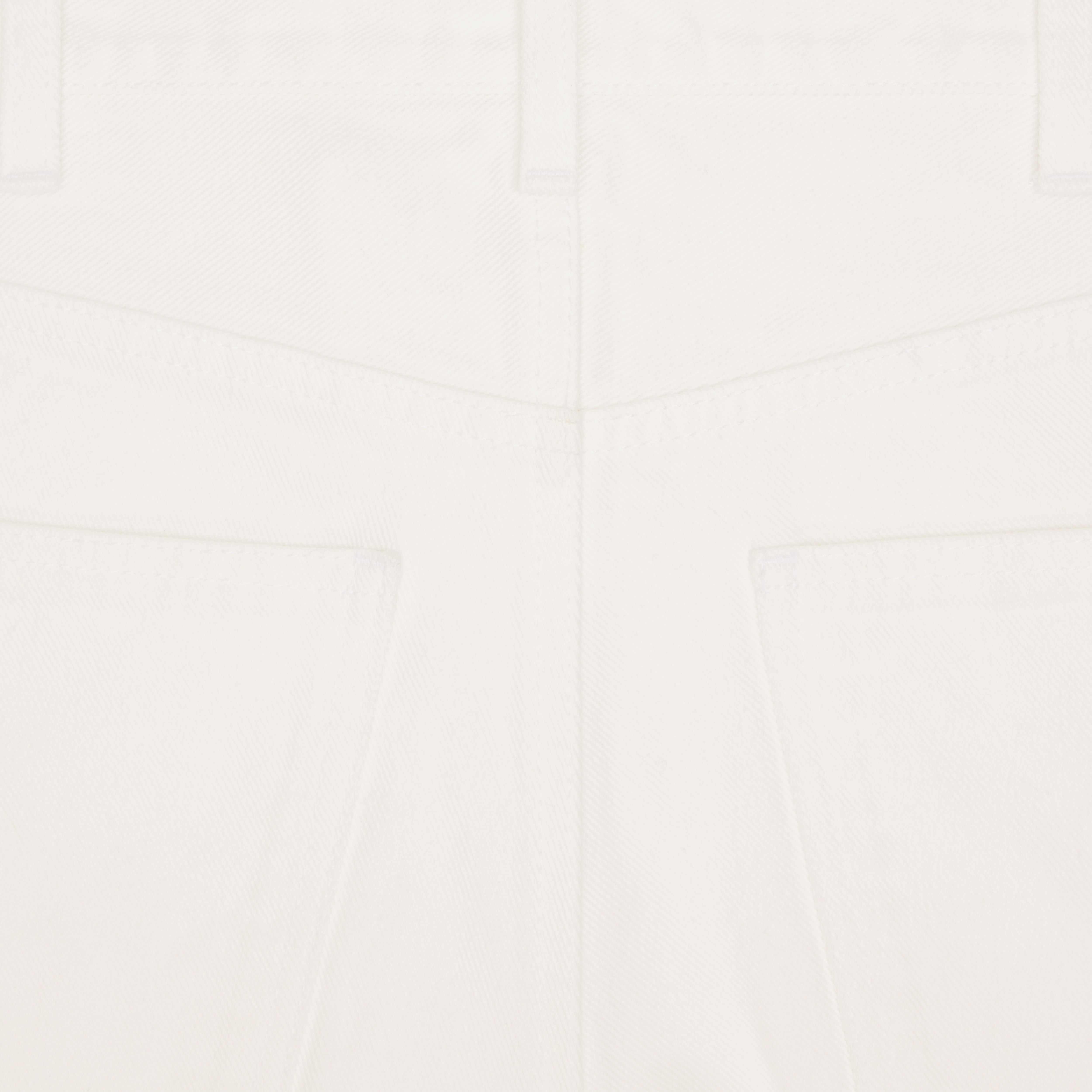 DYLAN FLARED JEANS IN OPTIC WHITE WASH DENIM - 3