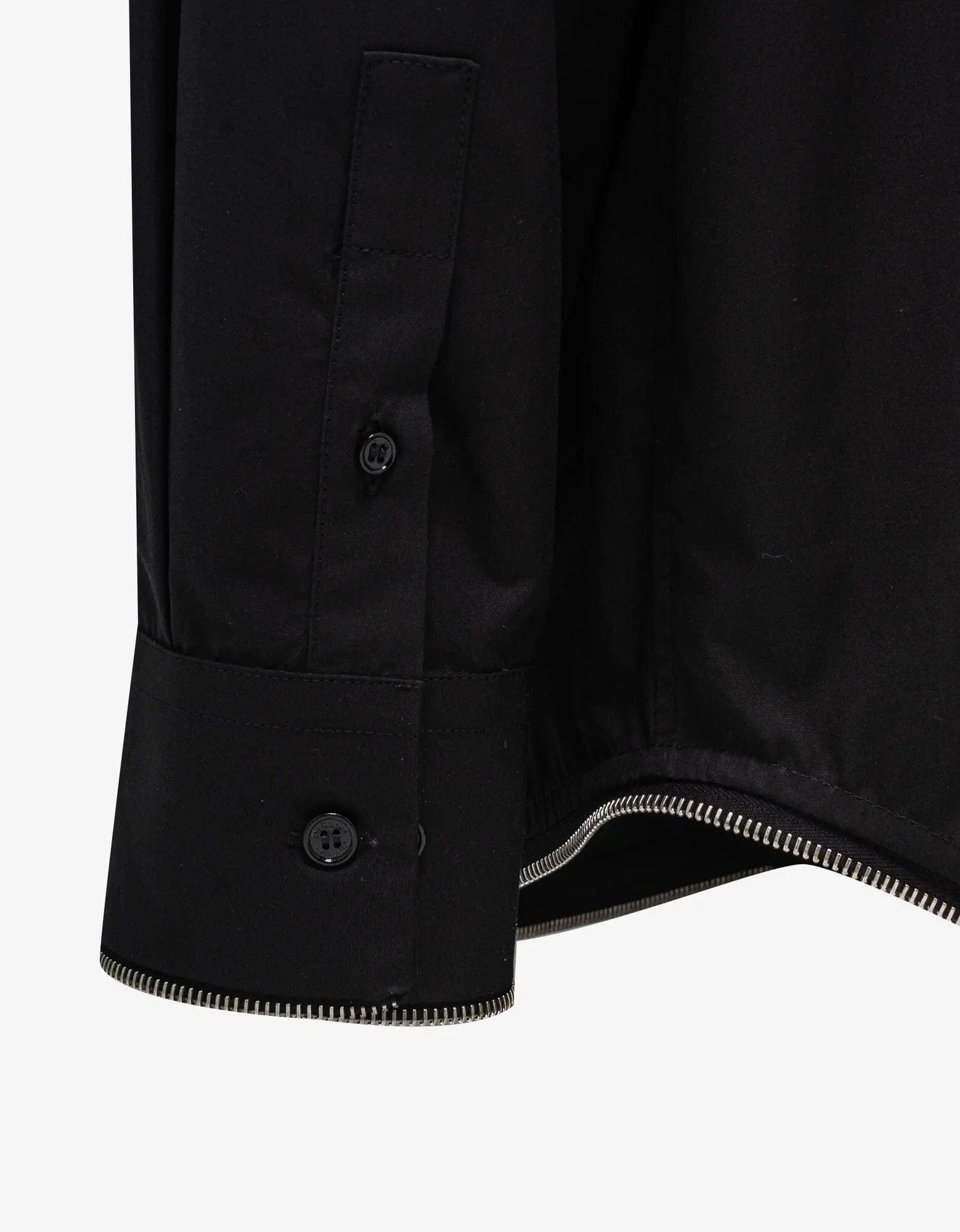 Off-White Black Zip Military Overshirt - 5