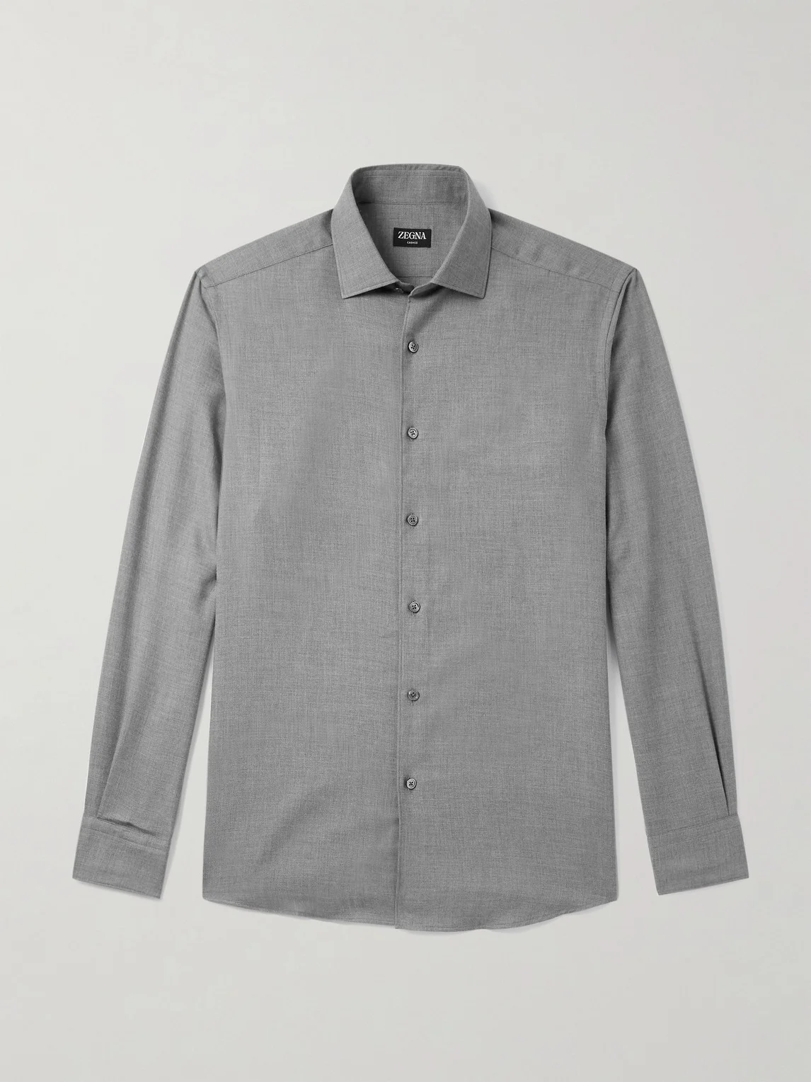 Cotton and Cashmere-Blend Twill Shirt - 1