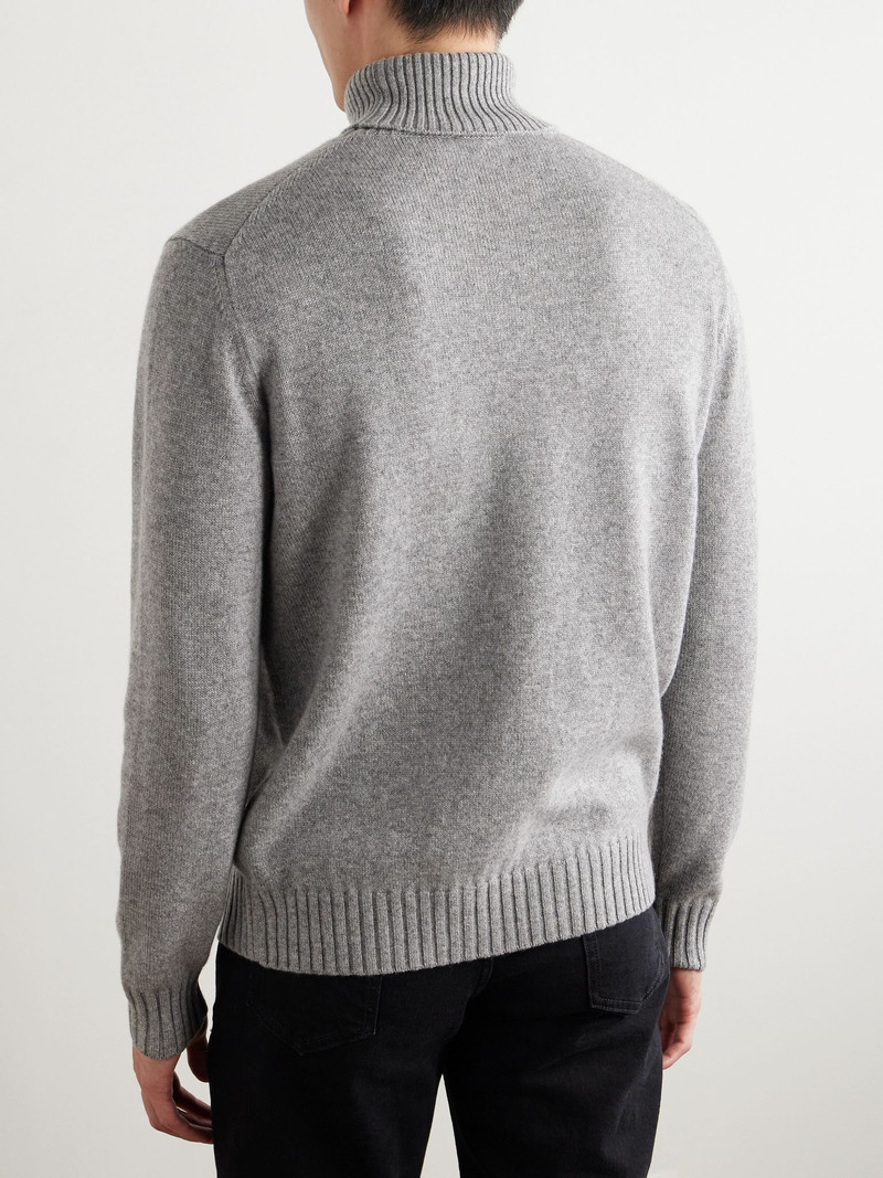 Cashmere Rollneck Sweater Gray 4