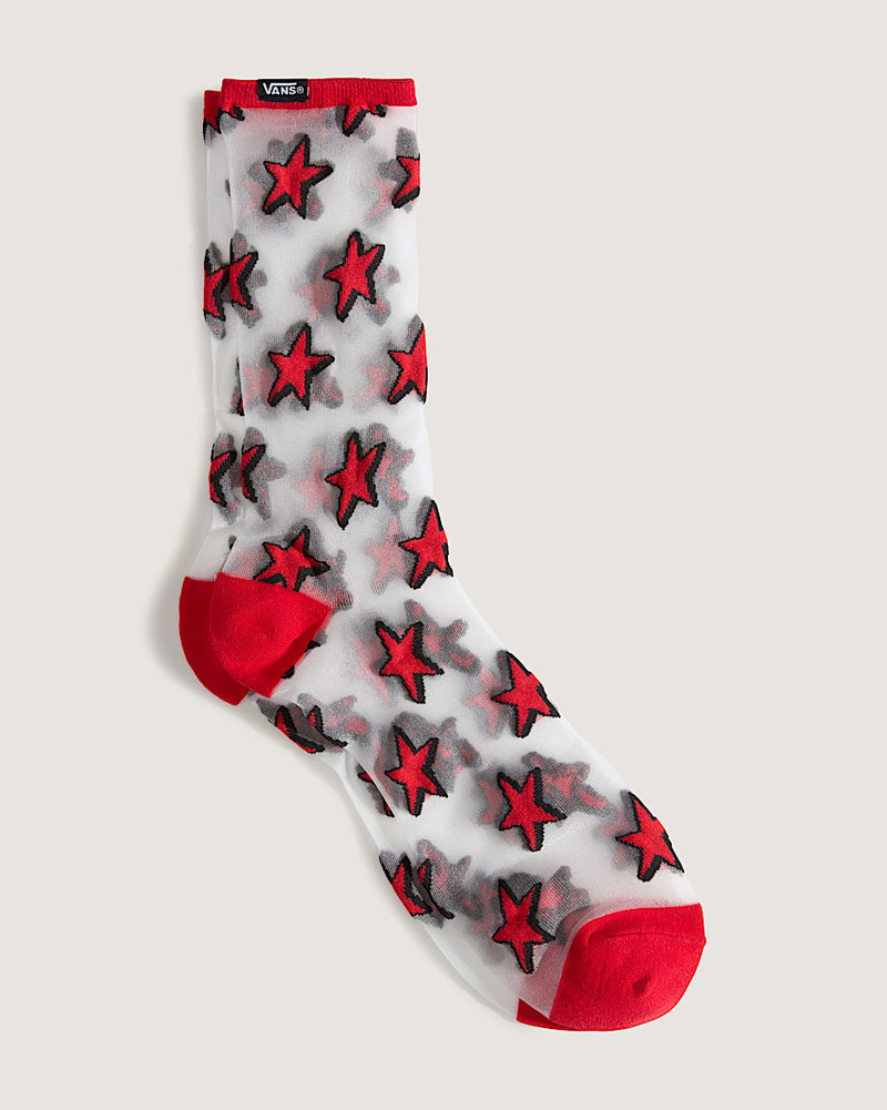 Vans Hazy Sheer Crew Socks outlook