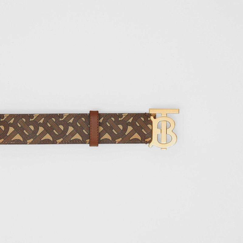 Burberry Monogram Stripe and Leather Belt outlook