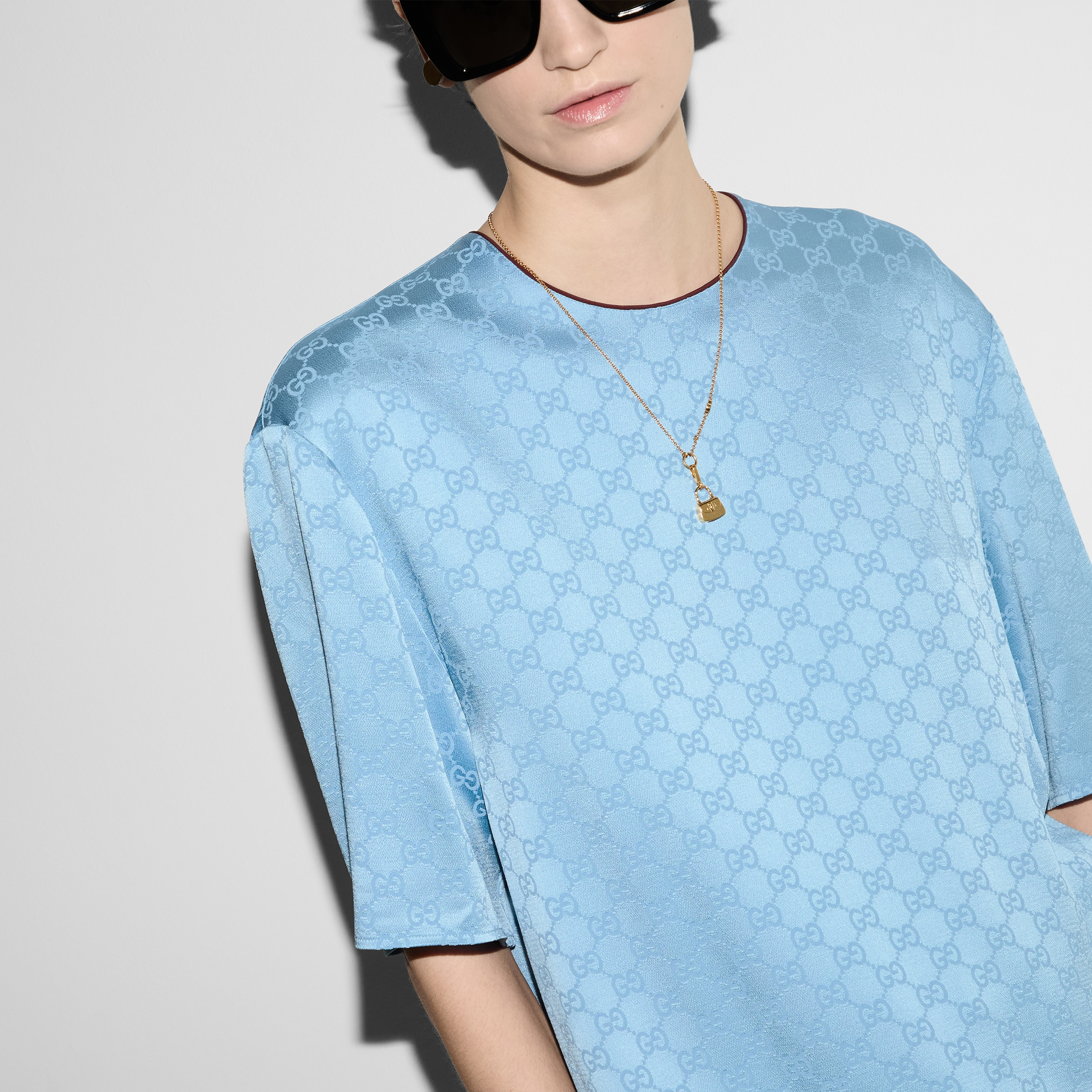 GG satin top - 5