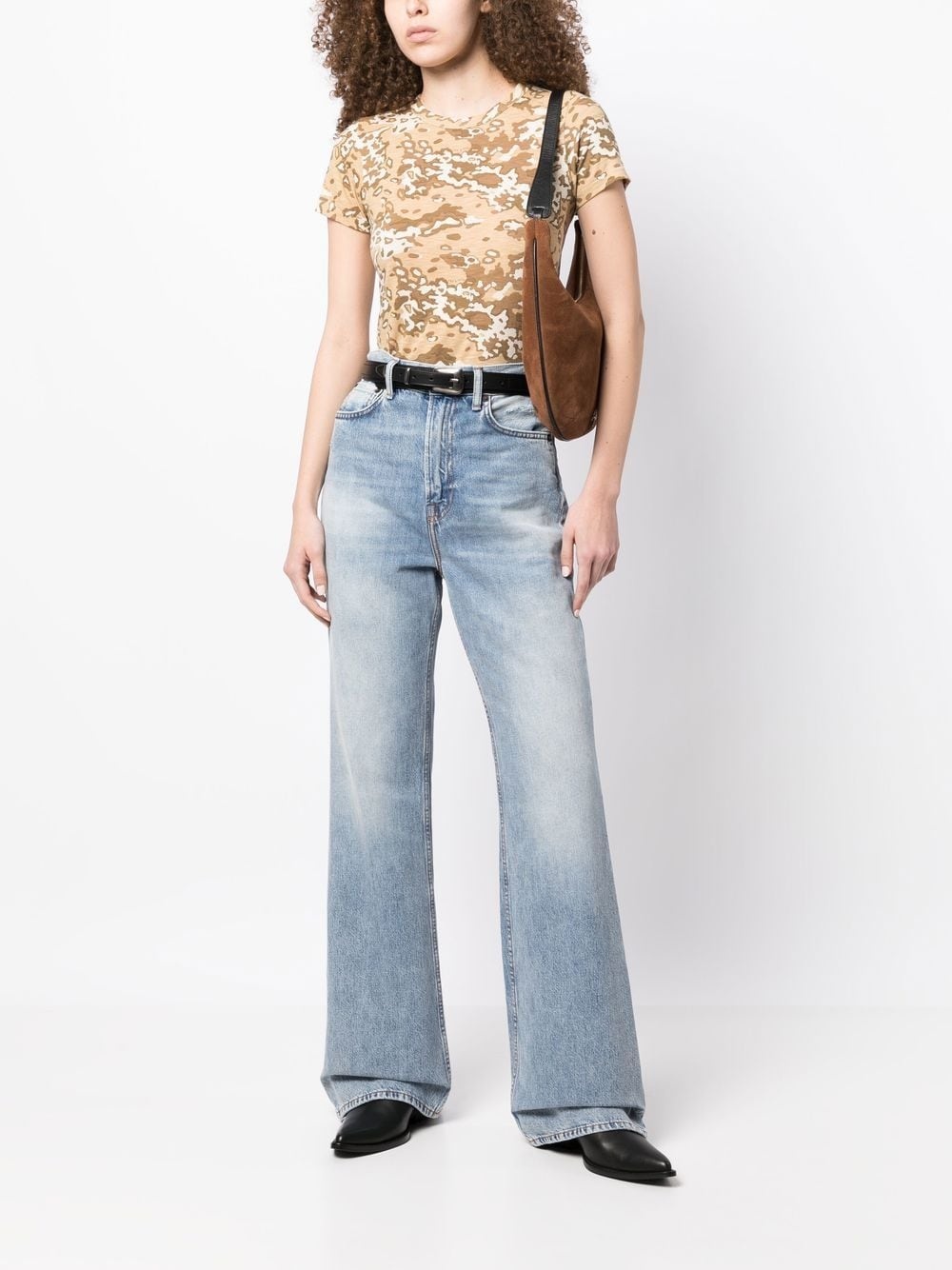 camouflage-print short-sleeved T-shirt - 2