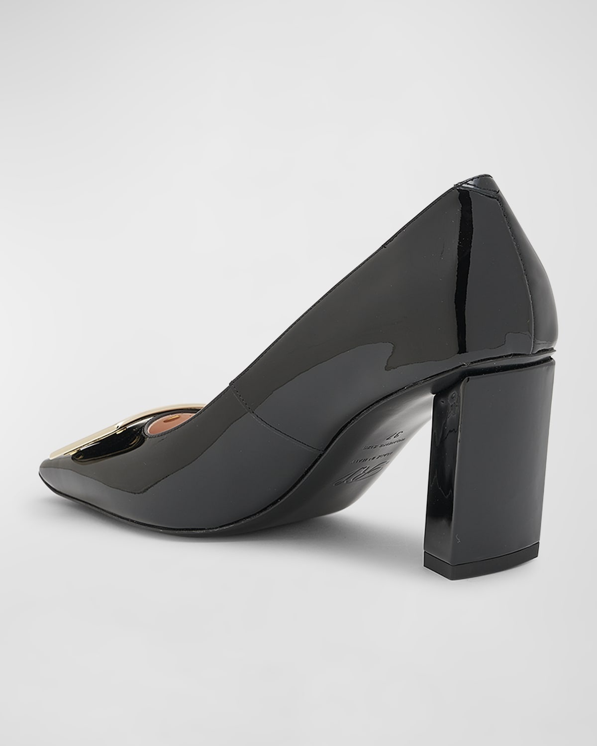 Belle Vivier 75mm Buckle Pumps - 3