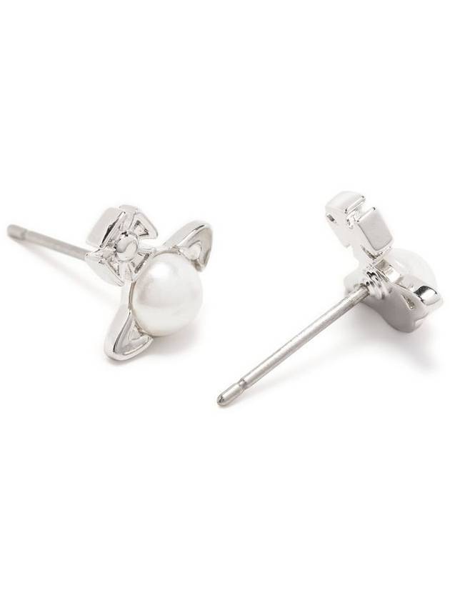 Balvina Pearl Earrings Silver - 4