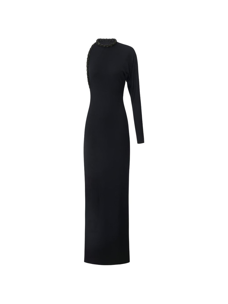 one-shoulder embellished maxi dress 1