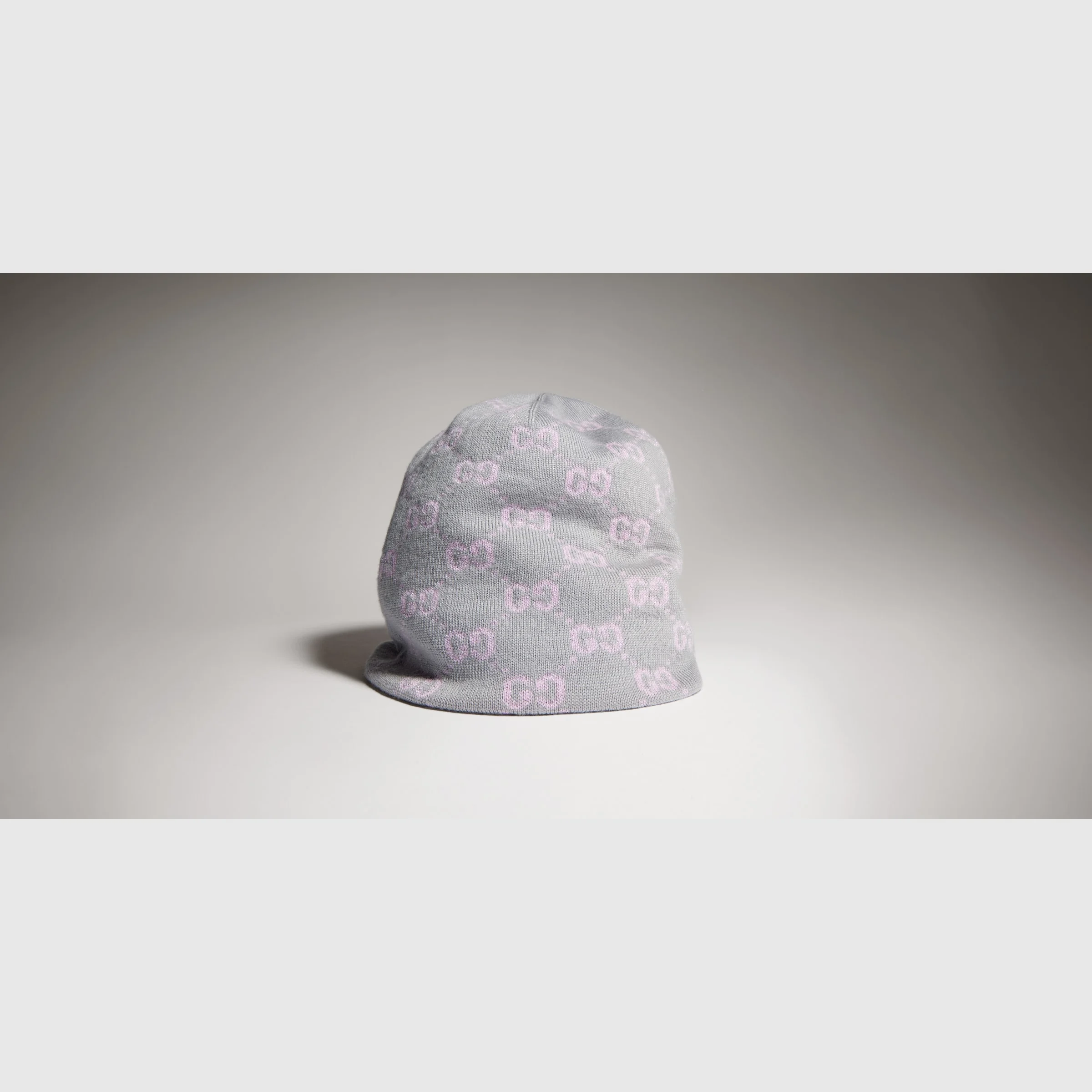 GG wool viscose lamé jacquard hat - 1