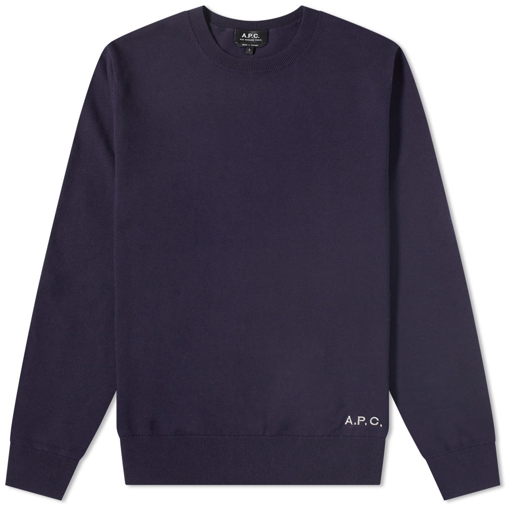 A.P.C. Kit Logo Crew Knit - 1