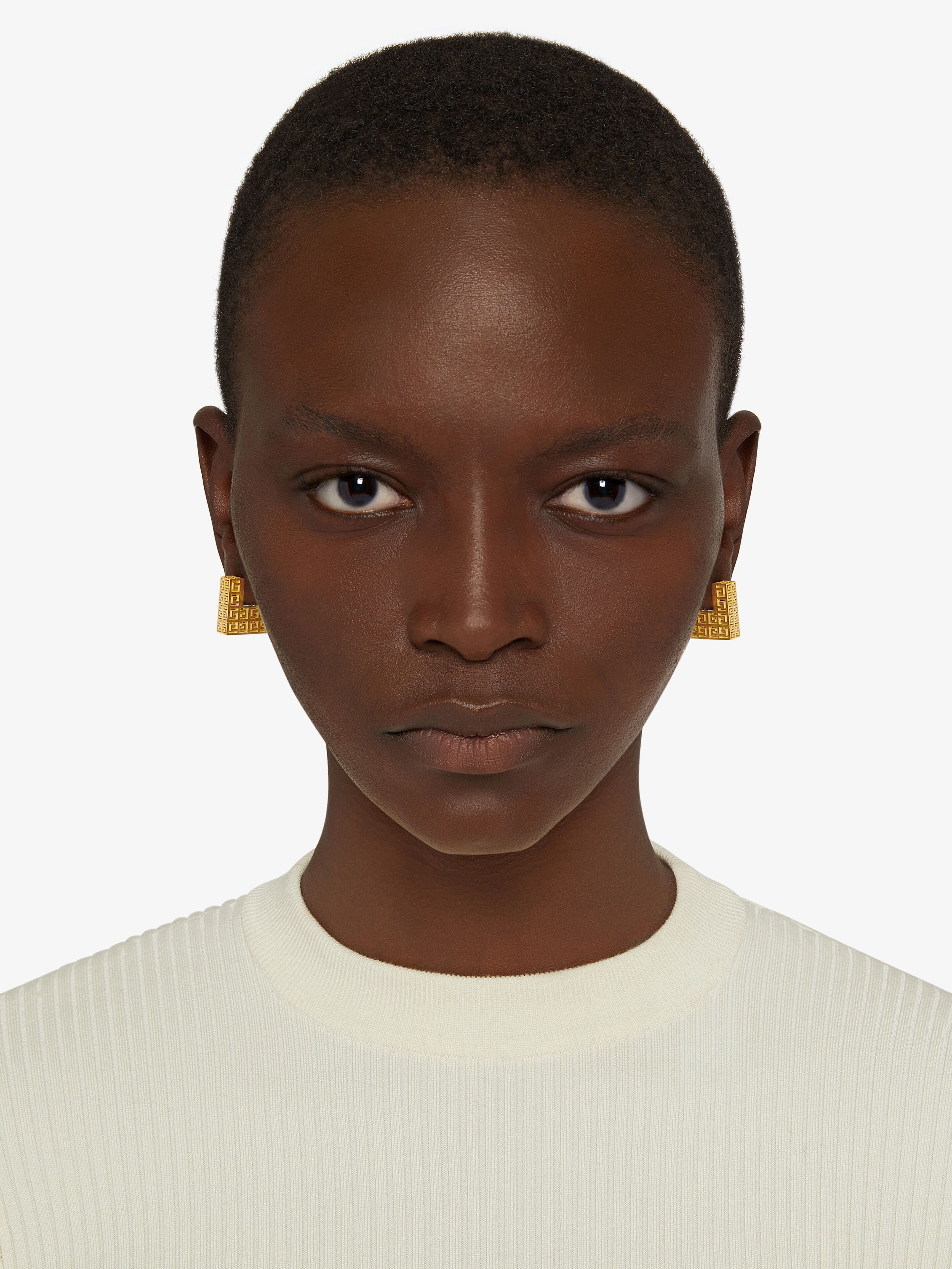 G SQUARE EARRINGS - 3