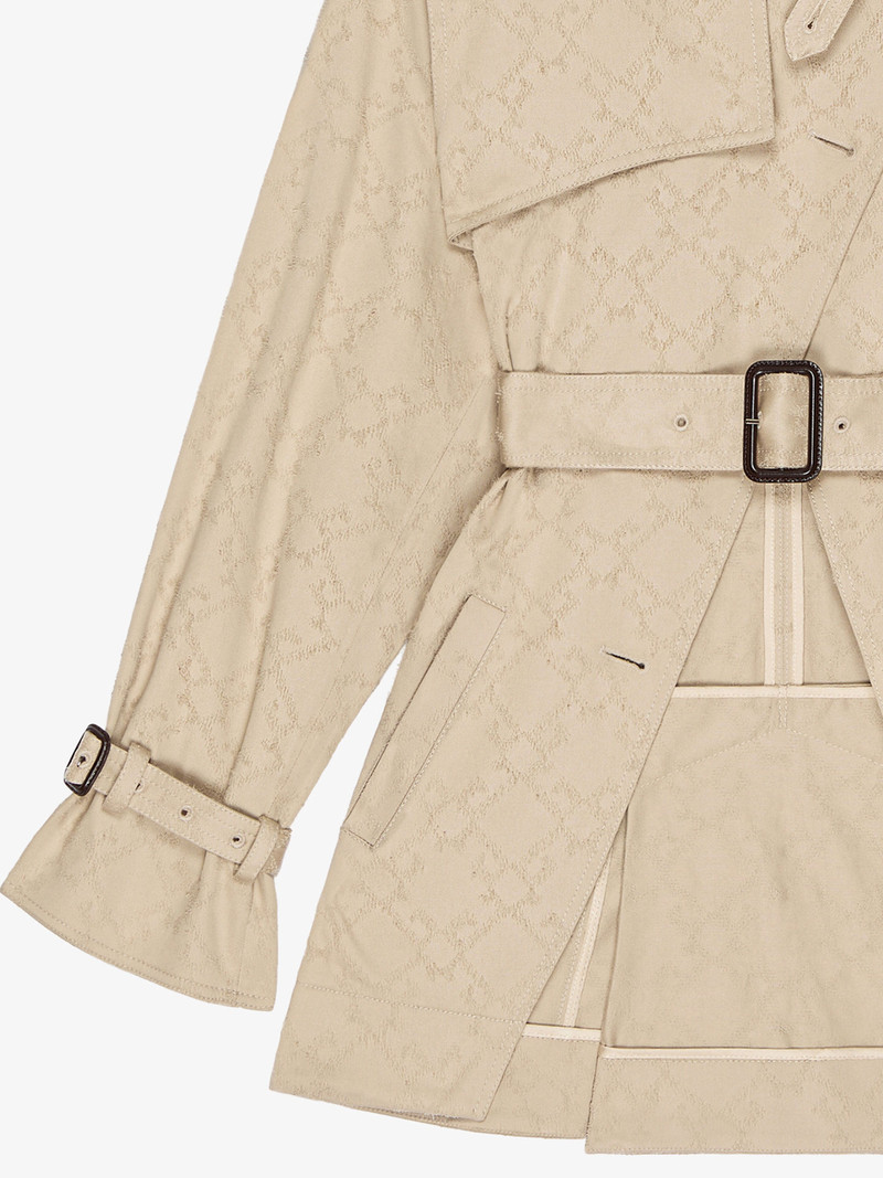 TRENCH-COAT IN MONOGRAM 72 COTTON 4