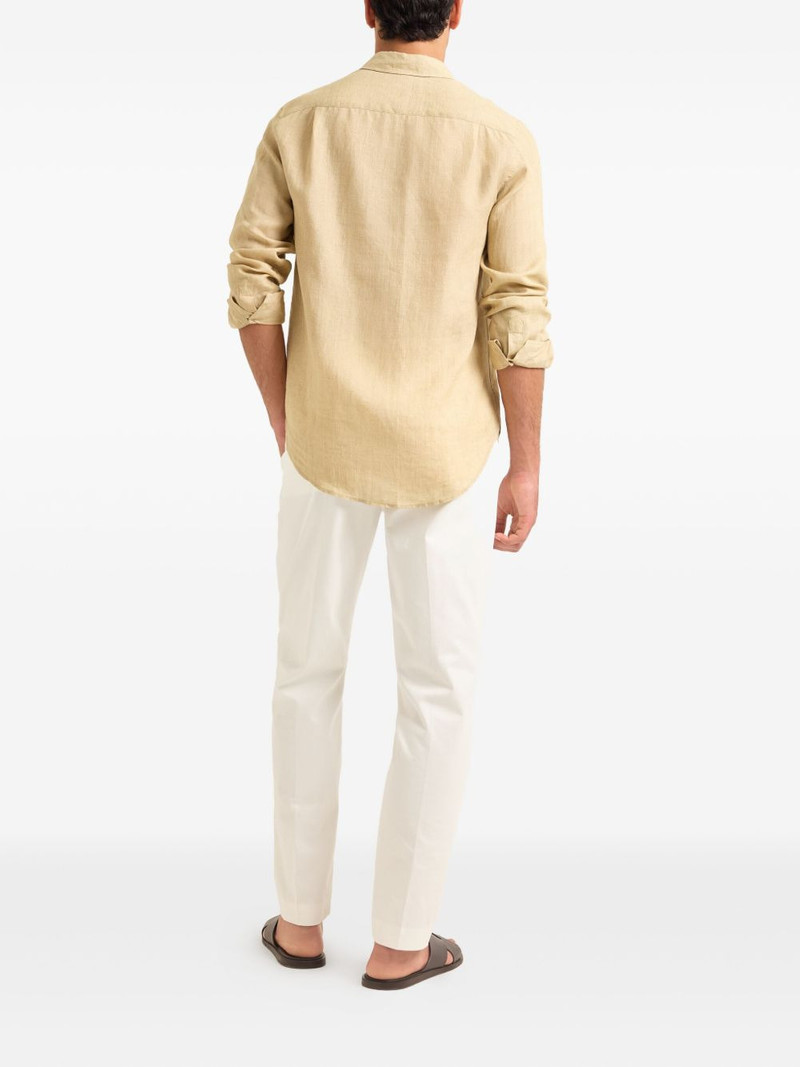 Colburn double-pocket linen shirt 3