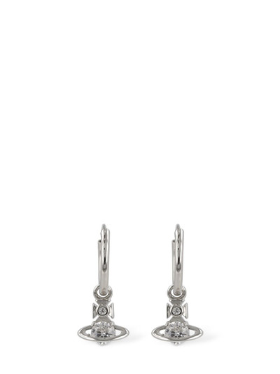 Vivienne Westwood Nina Sparkle hoop crystals earrings outlook