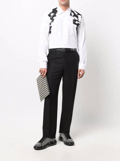 Alexander McQueen patterned button-up shirt outlook