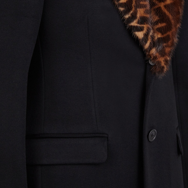 Black cashmere coat 3