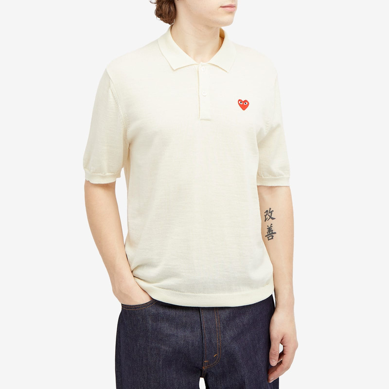 Comme des Garçons PLAY Comme des Garçons Play Knit Polo outlook