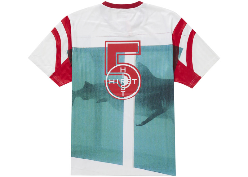 Supreme Supreme Damien Hirst Soccer Jersey White outlook