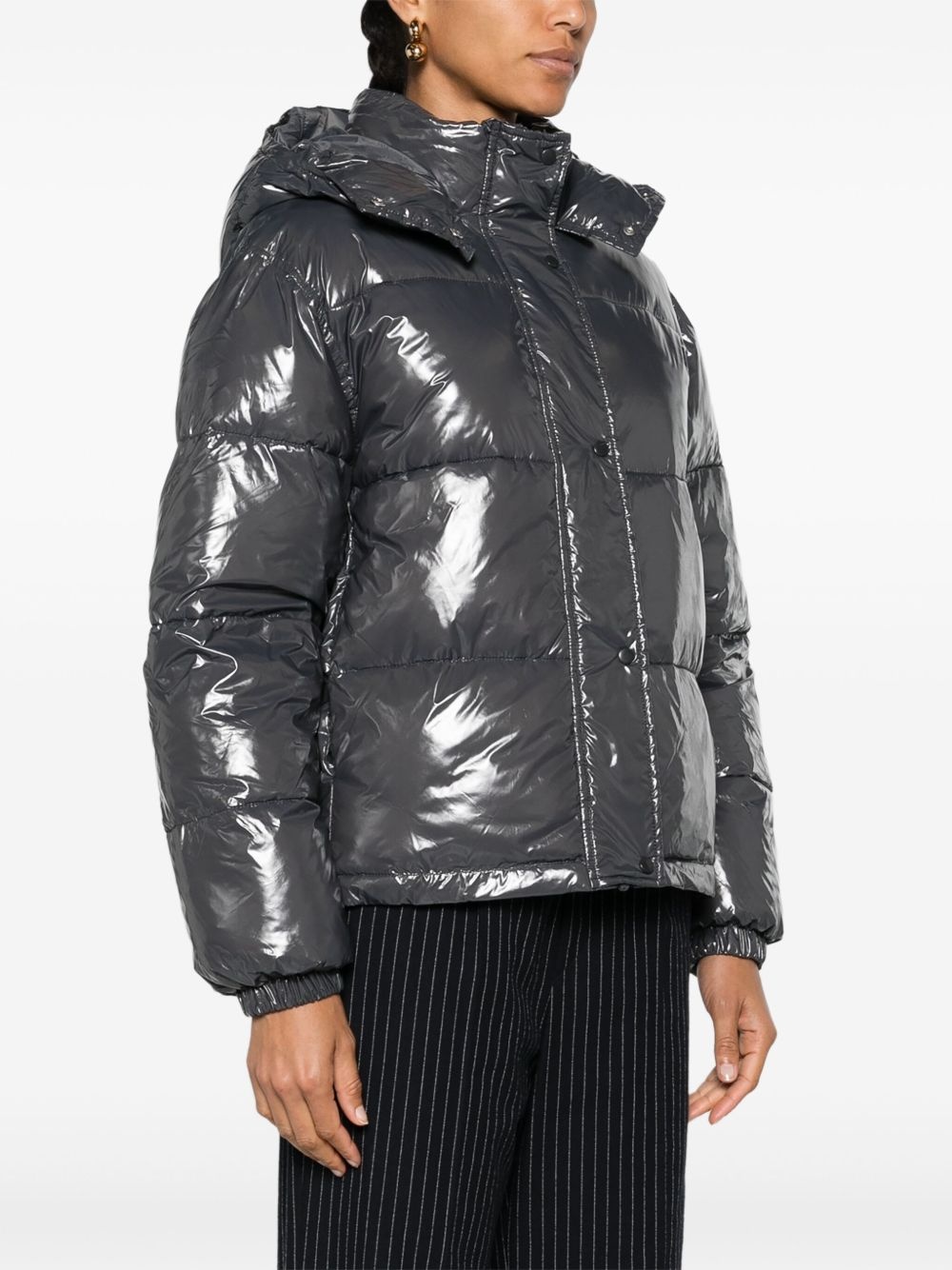 Pearl hooded puffer jacket - 3