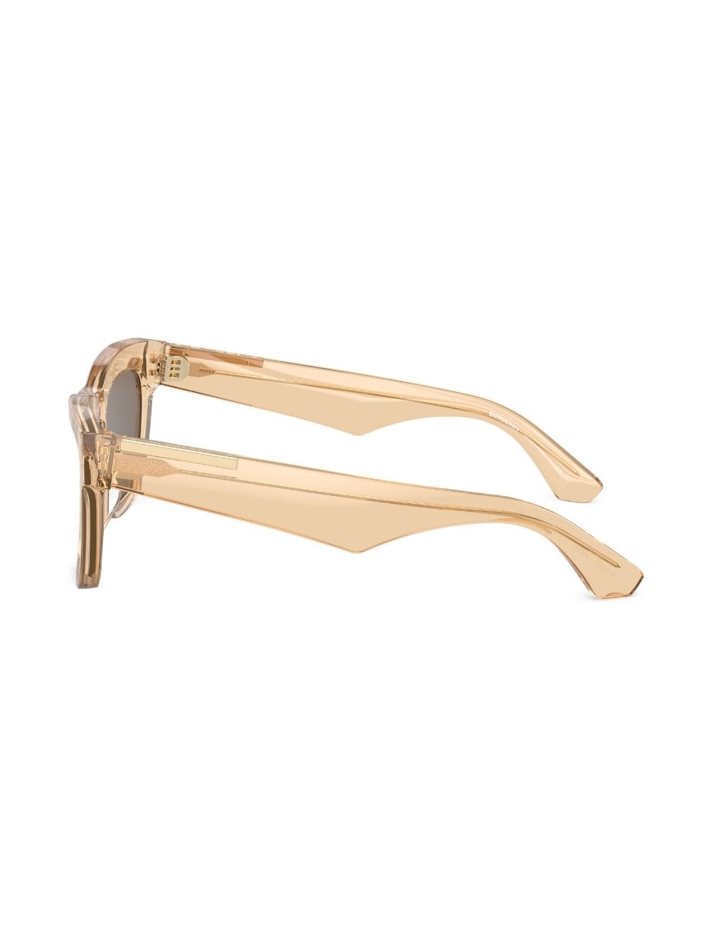 logo-engraved square-frame sunglasses - 3