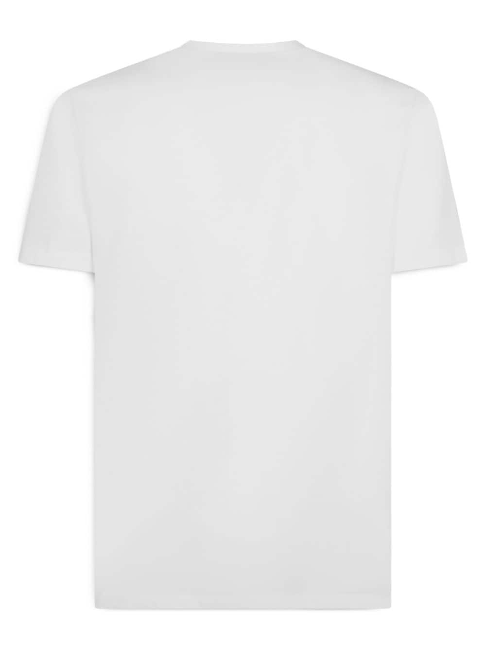 logo-print cotton T-shirt - 2