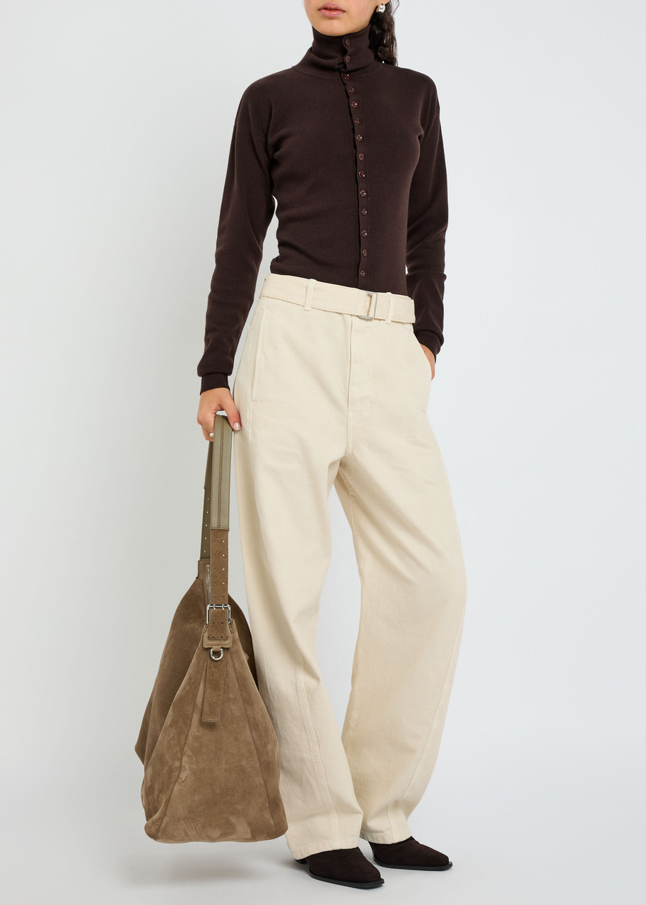 Lemaire Twisted Belted Denim Trousers - 4
