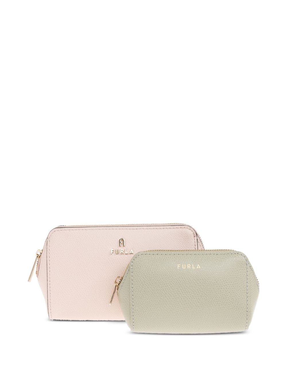 logo-plaque zip-top make-up bag - 5